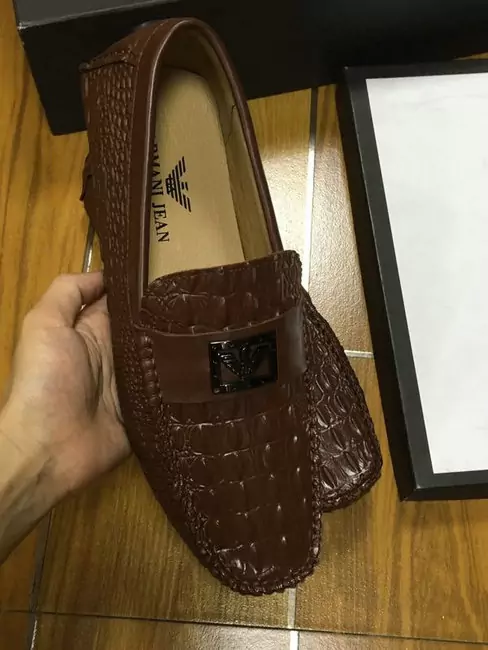 armani chaussures destock sport et mode crocodile pattern embossed